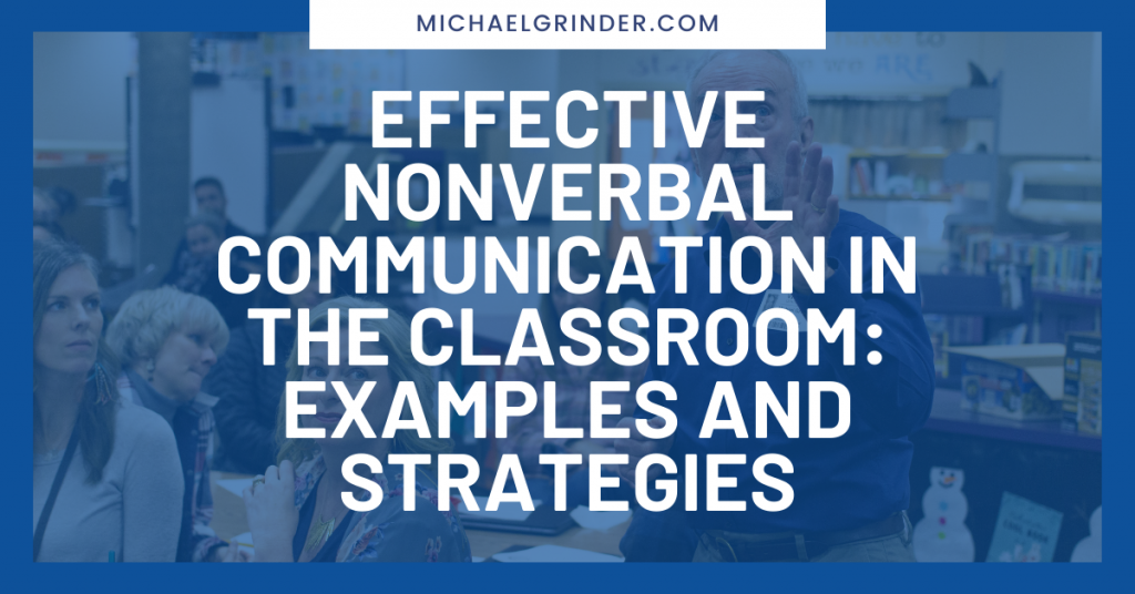 role of non verbal communication in education
