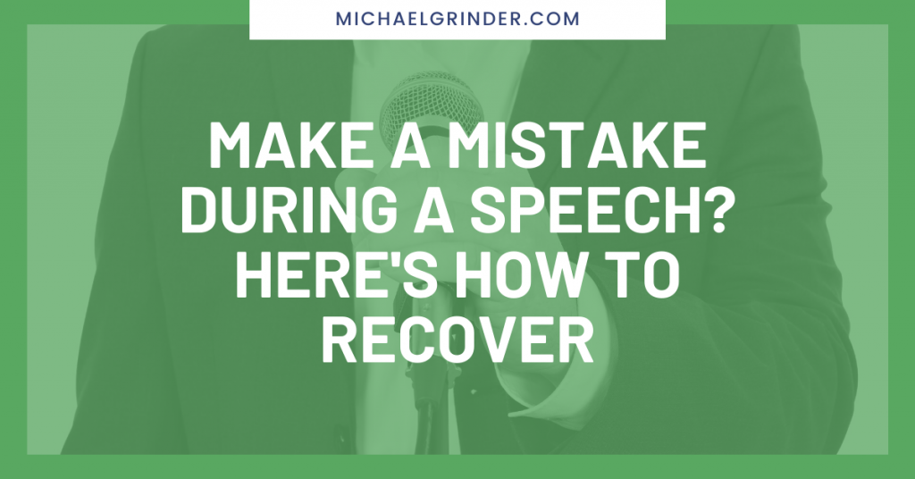a mistake in speech or writing